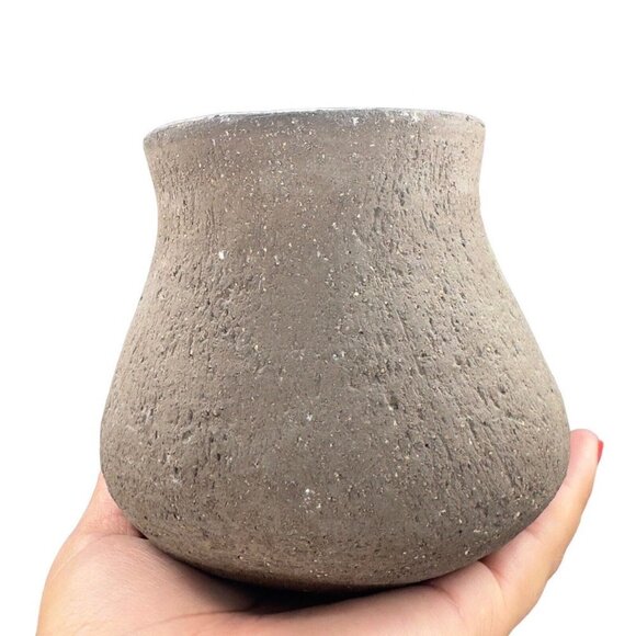 Norwegian Art Pottery Jug Pitcher Norway Hand Made Primitive Pottery Textured - Picture 8 of 8